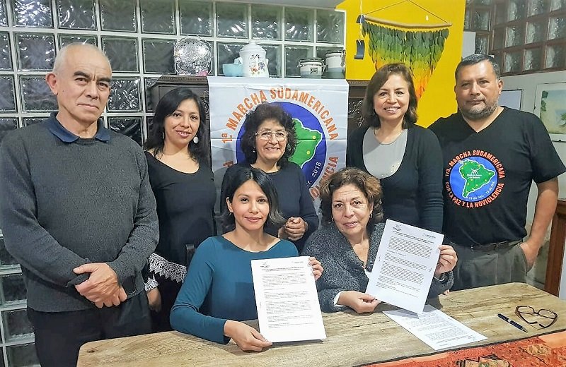 Mundo sin Guerras y COPEHU Perú firman acuerdo por la paz y la noviolencia