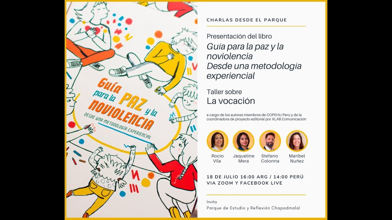 Presentación del libro «Guía para la paz y la noviolencia» en el Parque de Estudio y Reflexión Chapadmalal